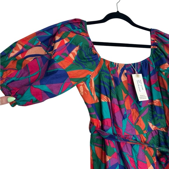 Anthropologie Colorful Geometric Mini Dress - Picture 5 of 11